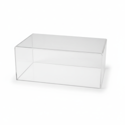 Vitrine transparente bords jointifs