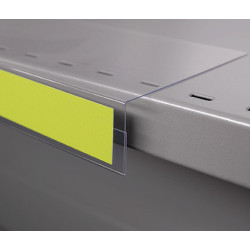 Porte-étiquette à glisser sur tablette #VPE0721