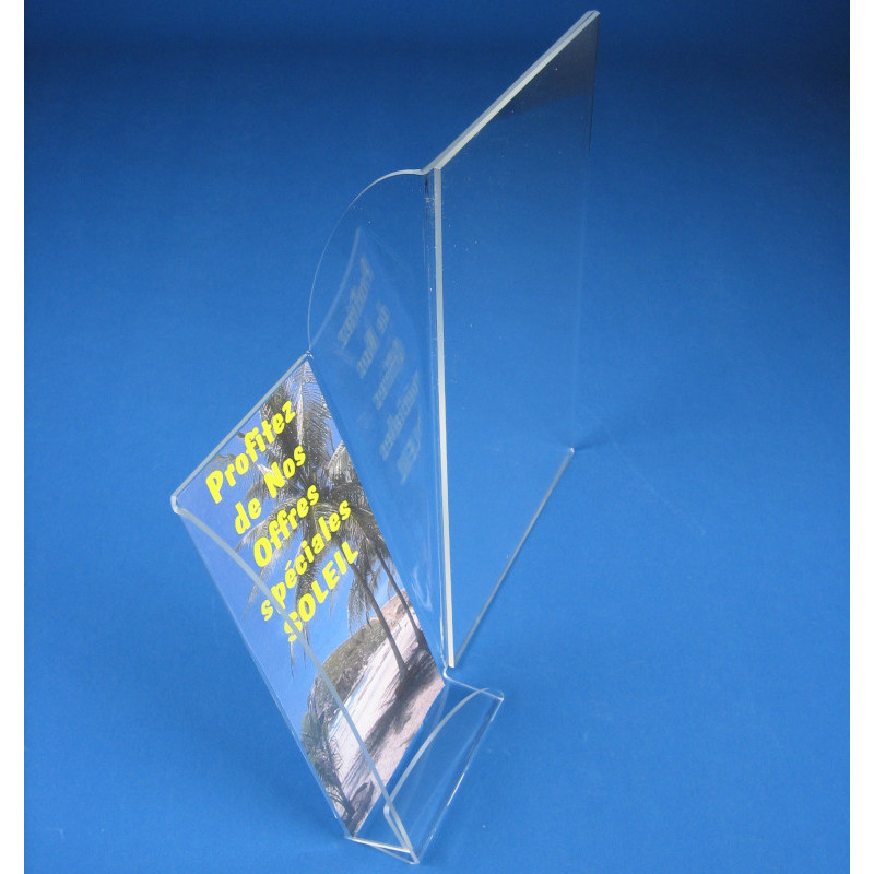 Chevalet Duo porte-étiquette + bac incliné #VPE0177