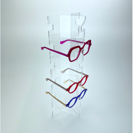 présentoir lunettes vertical en V #VPP0054