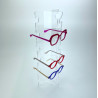 présentoir lunettes vertical en V #VPP0054