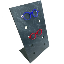 Présentoir porte lunettes effet marbre