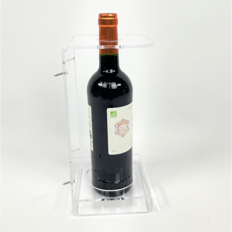 Présentoir bouteille mural Plexi