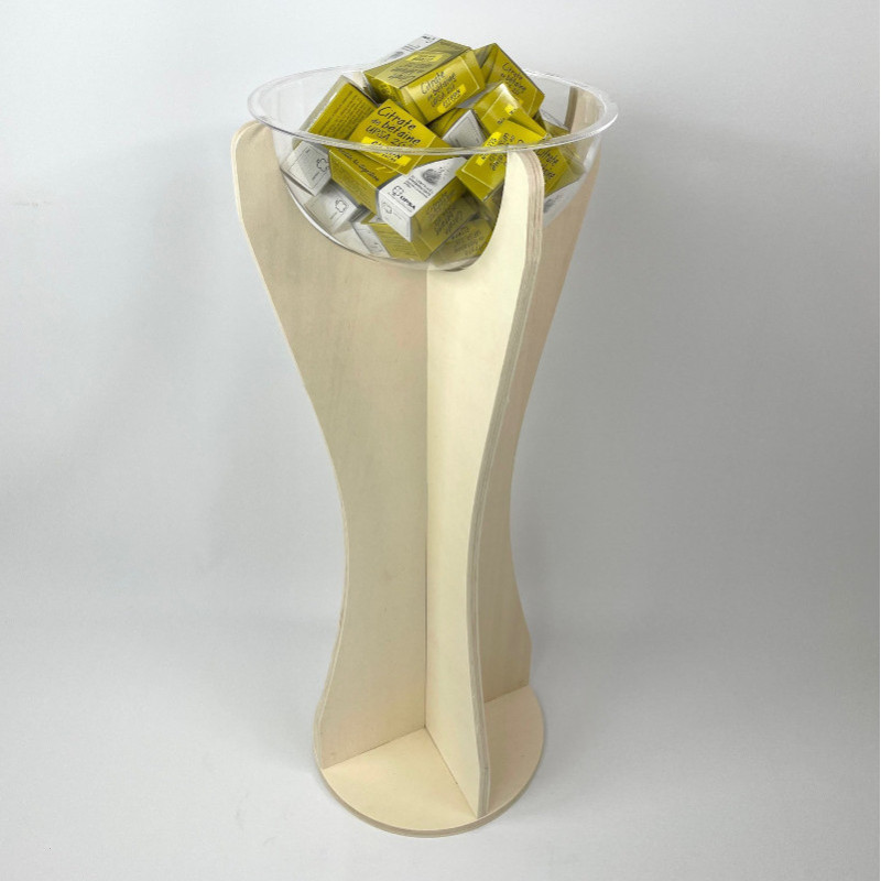 bac soldeur pied bois