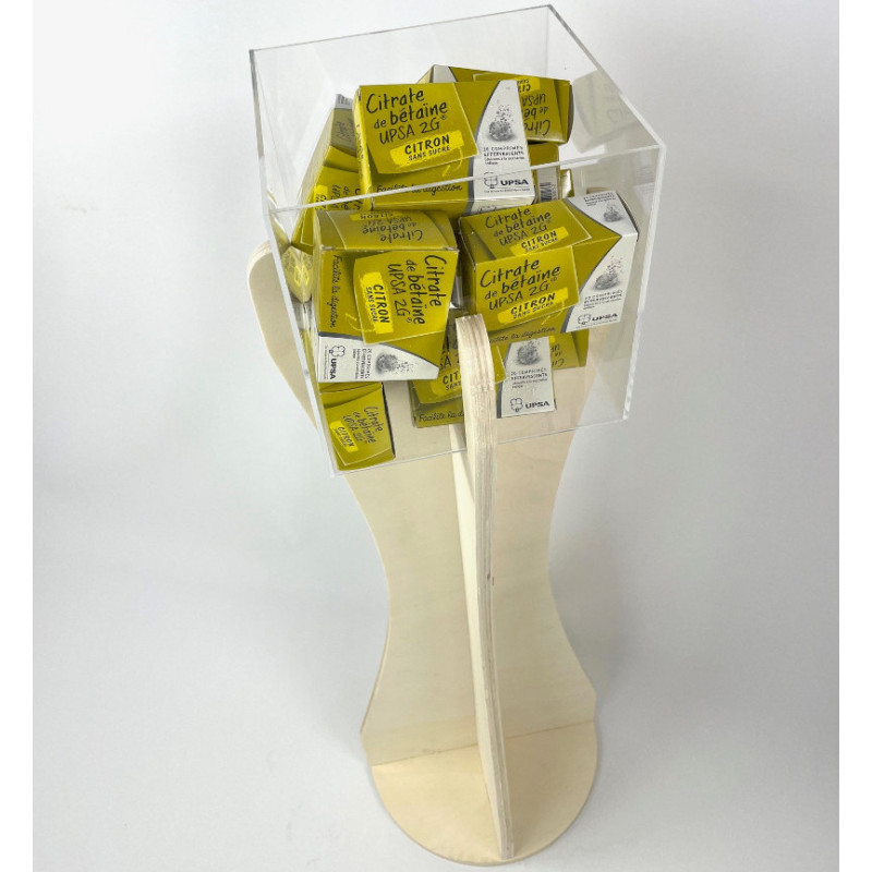 Bac à fouille sur pied bois