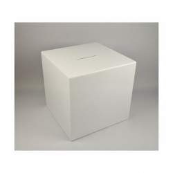 urne plexi blanche # VPB0242