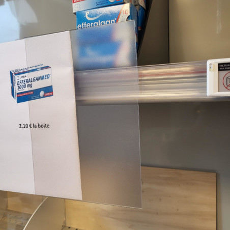 Pochette porte affiche pour réglette électronique Pochette porte affiche pour réglette électronique