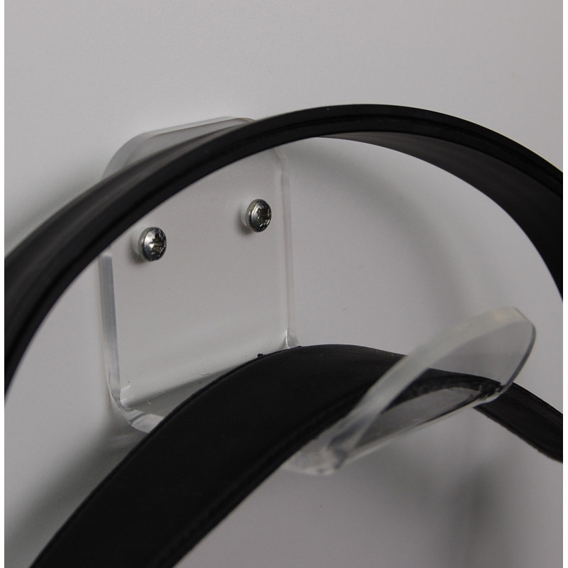 Support casque audio mural vue zoomée