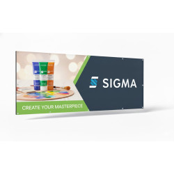 calicot banderole oeillet # BC2080