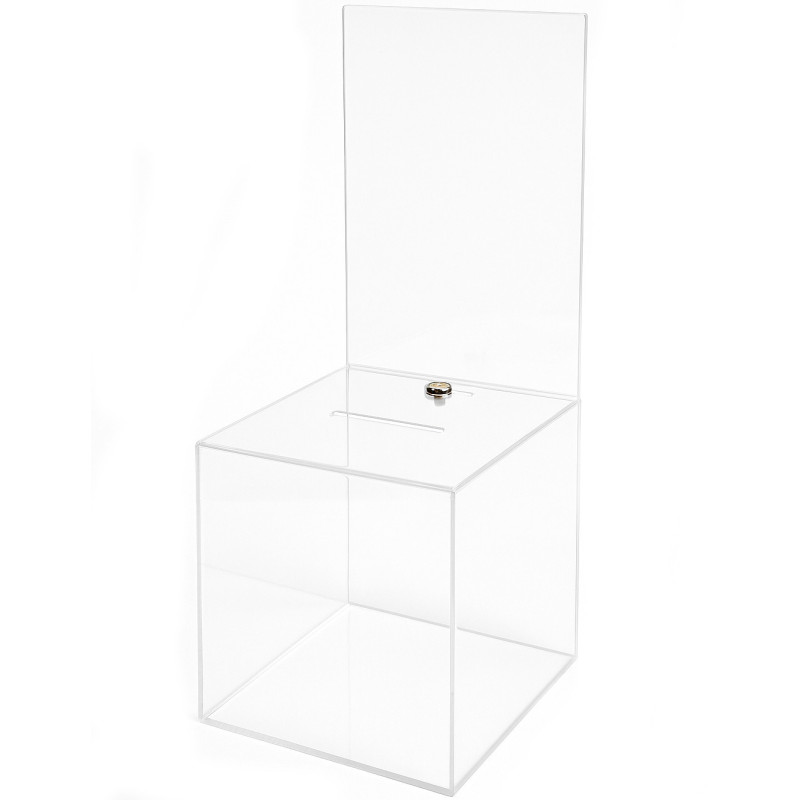 urne de vote avec porte affiche A4