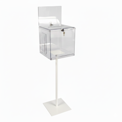 Urne "Bump" haute résistance sur pied avec serrure