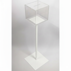 Urne plexi acrylique transparent sur pied