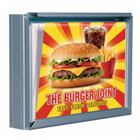 Enseigne murale plane clic lumineuse # EN3701