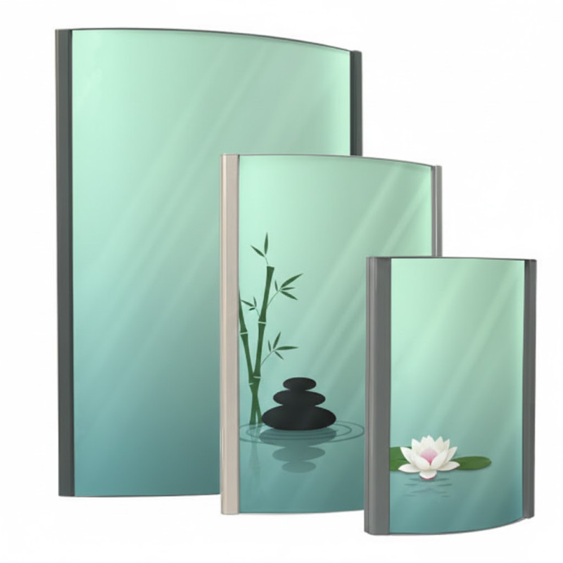 Enseigne murale galbée clic lumineuse LEDS # EN6501