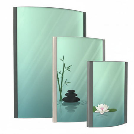 Enseigne murale galbée clic lumineuse LEDS # EN6501