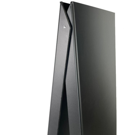 Chevalet tréteau grand format PVC noir zoomé