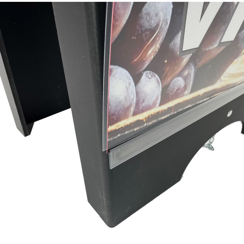 Chevalet Tréteau grand format PVC noir