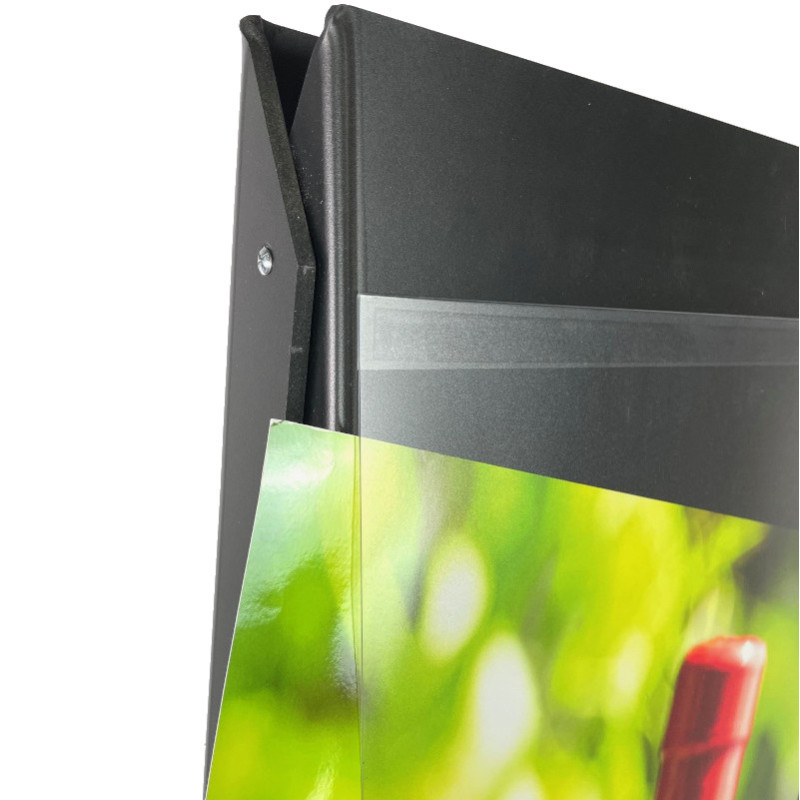 Chevalet Tréteau grand format PVC noir