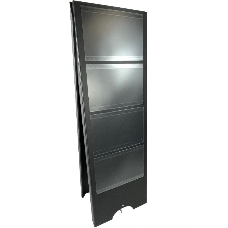 Chevalet Tréteau grand format PVC noir