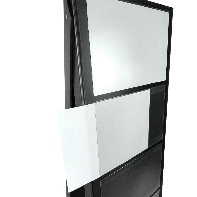 Chevalet Tréteau grand format PVC noir