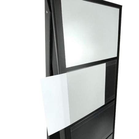 Chevalet Tréteau grand format PVC noir