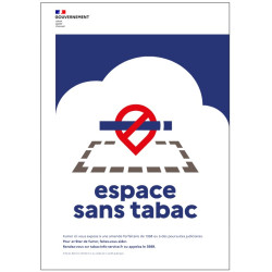 Adhésif ESPACE SANS TABAC