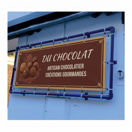 Cadre métal mural Calico'Tub pour Banderole #MB6841