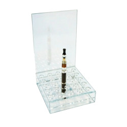 Présentoir cigarette électronique double perfos #VCE0011