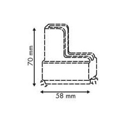 fixation magnétique 90 °pour plv  # VAC8011