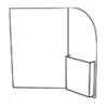porte brochure avec porte doc  # VPB0171