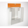 porte leaflet ou brochure fixation adhésive  # VPB0785