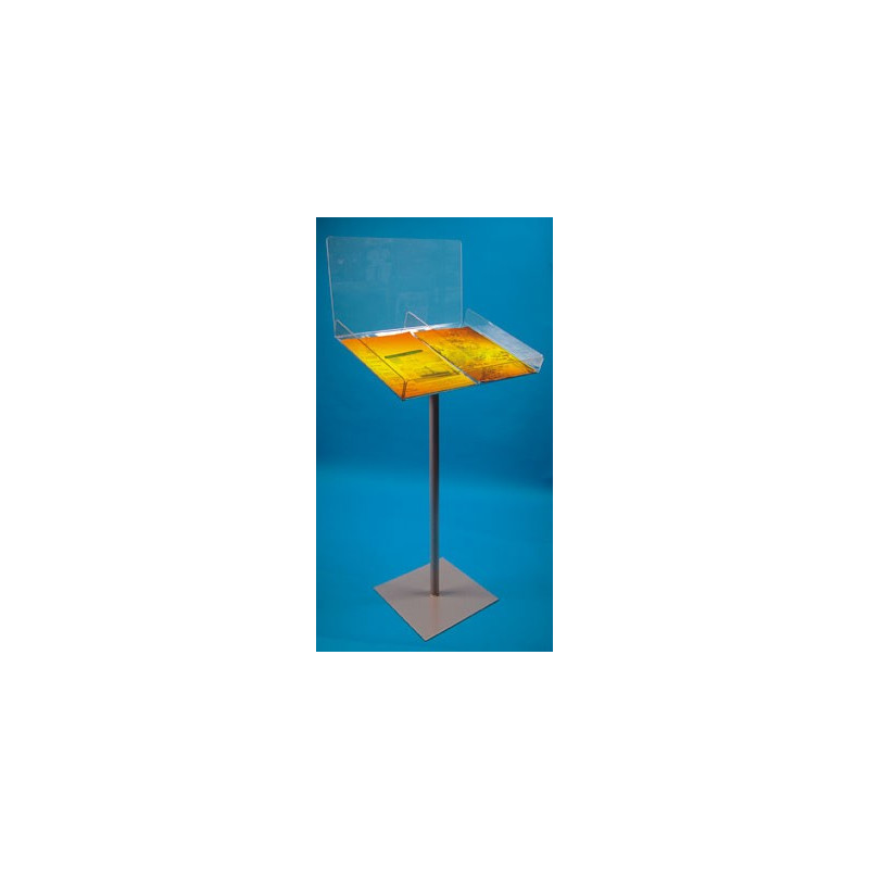 pupitre présentoir de brochure + porte affiche  # VPB0621