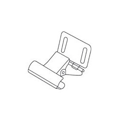 Porte-étiquette métal pince orientable # VPE0371