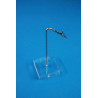 Socle plexi + pince porte-étiquette + tige #VPE0321