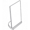 Porte-étiquette plexi embase 1/2 lune # VPE0341