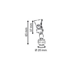 accroche plv magnétique avec pince  articulée  # VAC3633