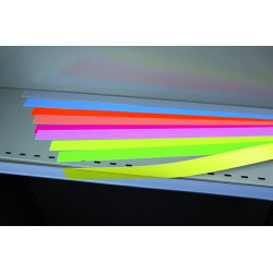 bandes de rive couleur pour profil glissière de tablette linéaire  # VAC0846