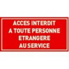 Panneau Accès interdit # VDP1121