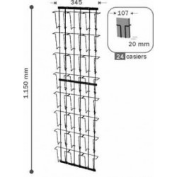 Grille PKT124 pour porte-cartes PK31/PK41/PK51 # FCP143000021 Grille PKT124 pour porte-cartes PK31/PK41/PK51 # FCP143000021