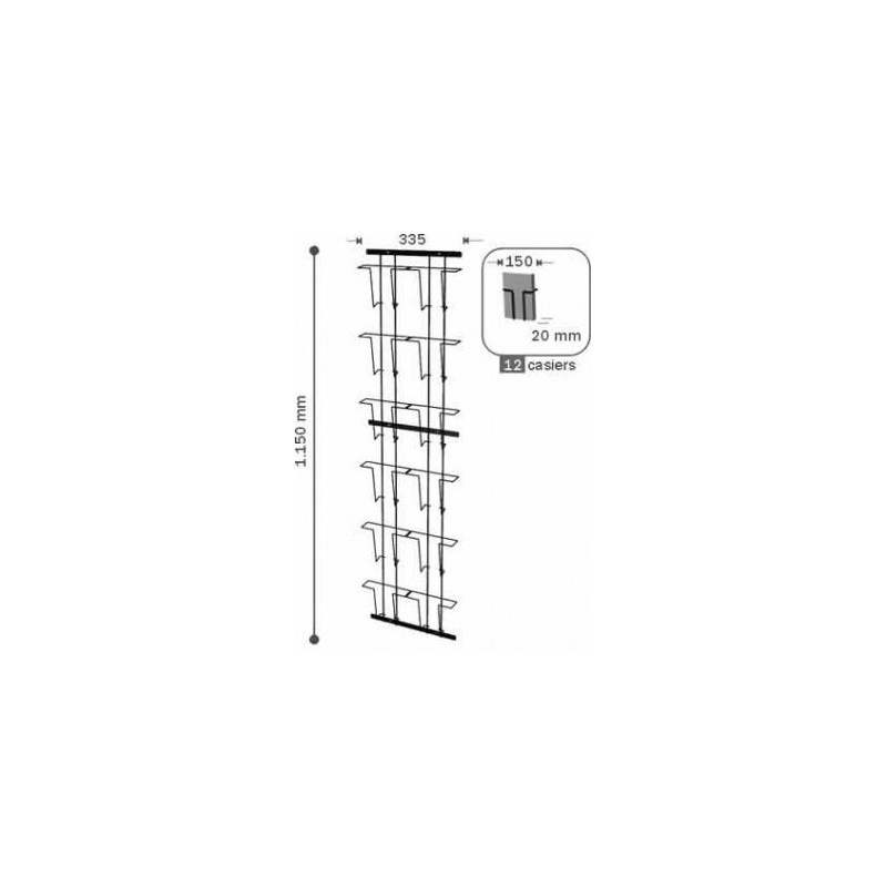 Grille G12 pour porte-cartes PK31/PK41/PK51 # FCP143000691