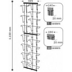 Grille PKT17 pour porte-cartes PK31/PK41/PK51 # FCP143000281