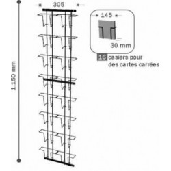 Grille Q16 pour porte-cartes PK31/PK41/PK51 # FCP143002140