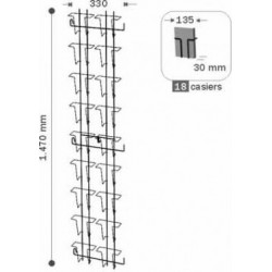 Grille B18GK pour porte-cartes Bolero Primo, Bolero # FCP293001042