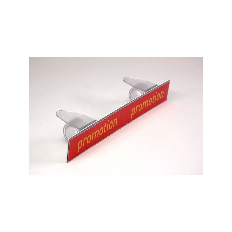 Bandeau porte étiquette avec clips escargot # VDB0661