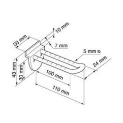 broche plastique fond lame # VAB0042 broche plastique fond lame # VAB0042