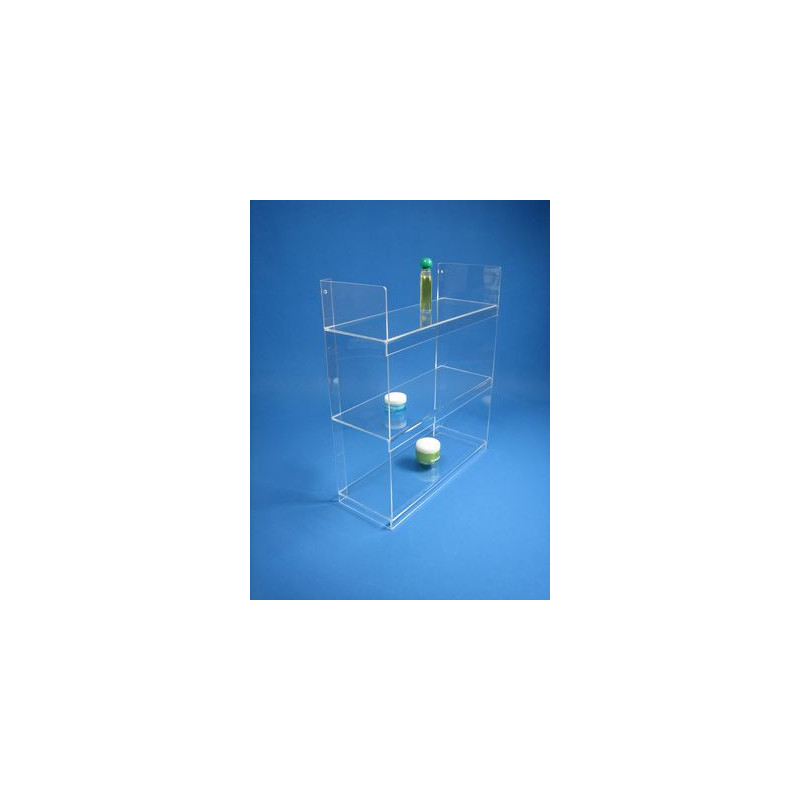 Étagère en plexiglas droite transparente # VMB8111
