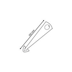 Wobbler PVC avec crochet # VAC3541 Wobbler PVC avec crochet # VAC3541