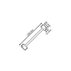 Twinstick alu 150mm # VAC3518