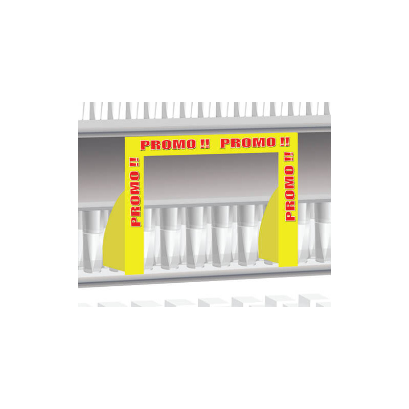 PLV d'habillage de linéaire portique standard à poser # VFP1111