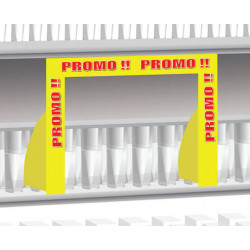 PLV d'habillage de linéaire portique standard à poser # VFP1111